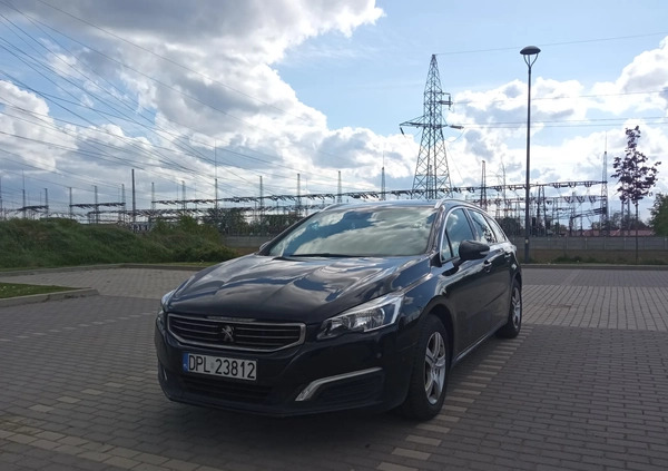 Peugeot 508 cena 51900 przebieg: 179000, rok produkcji 2015 z Polkowice małe 67